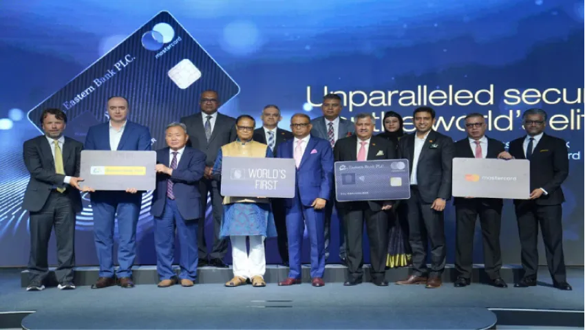 Eastern Bank, Mastercard Unveil Biometric Metal Credit Card in Bangladesh