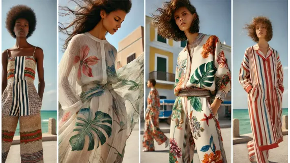 Light Fabrics, Bold Prints: Summer 2025 Fashion Trends