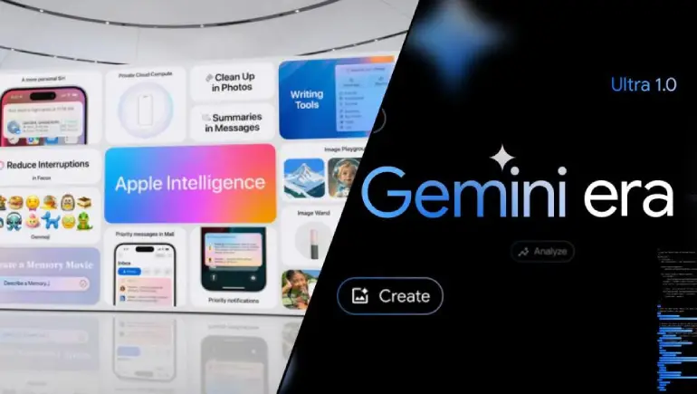 Apple Intelligence vs. Google Gemini: The AI Battle Heats Up