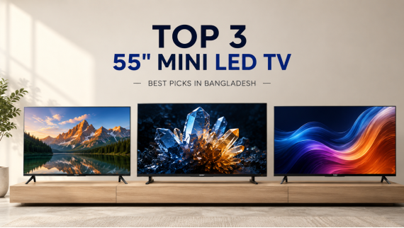 Top 3 Best 55 Inch Mini LED TVs in Bangladesh (2026)